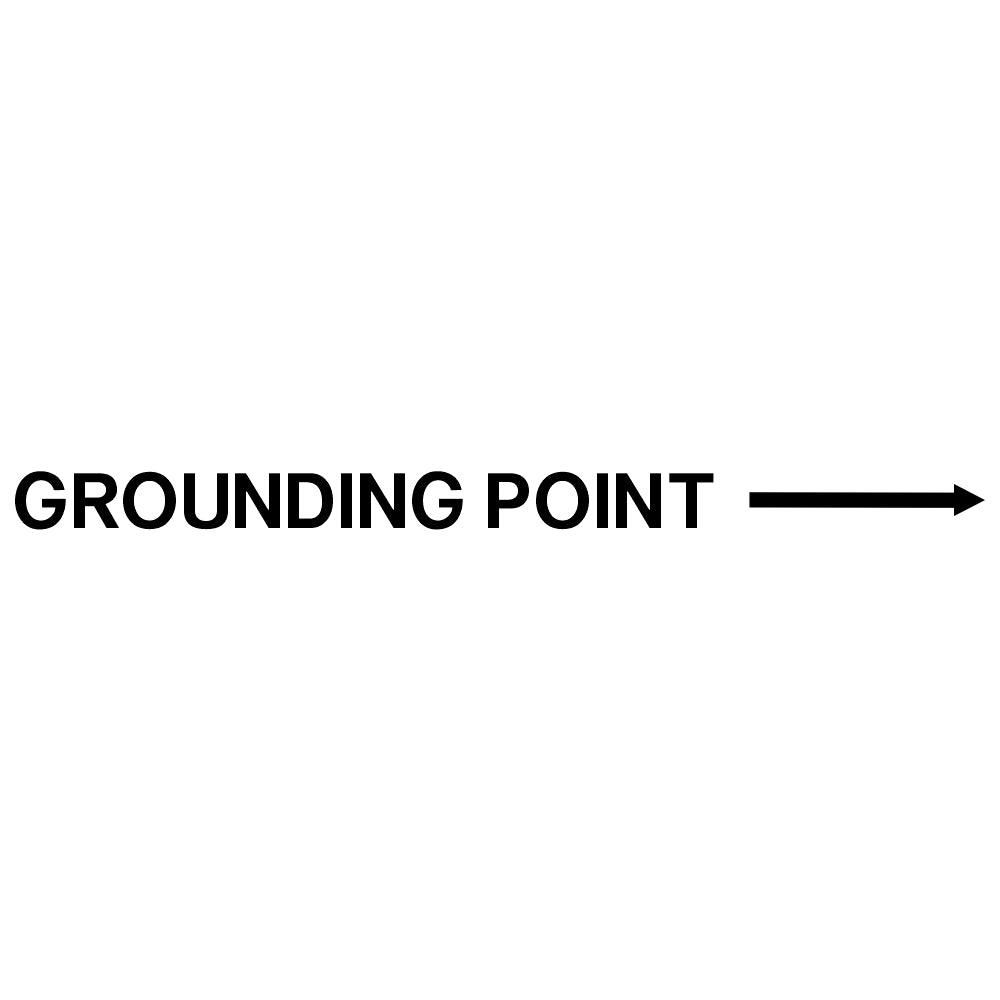 1'' GROUNDING POINT – Online Railcar Decals and Screen Printing™