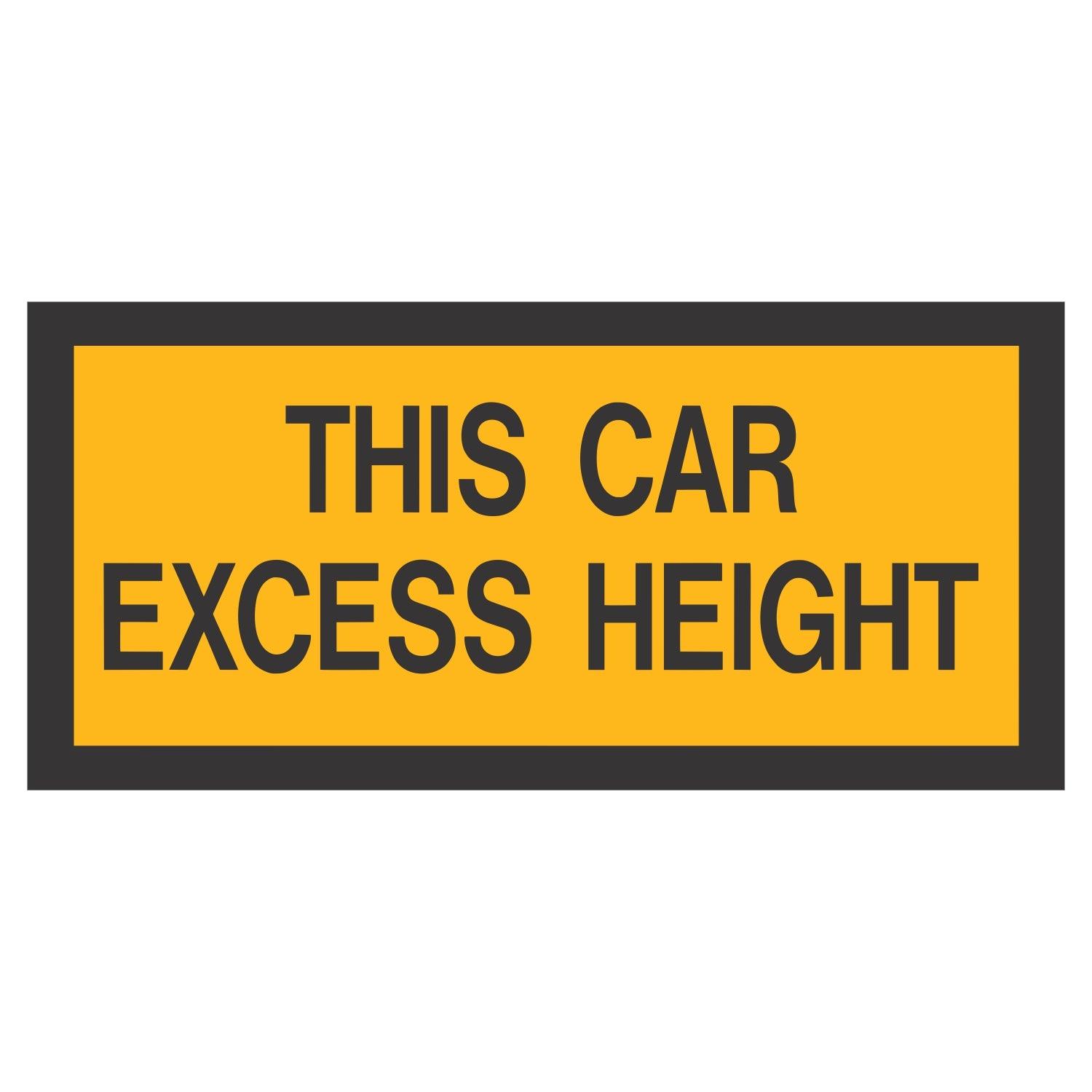 This Car Excess Height Decal Online Railcar Decals and Screen Printing™ This Car Excess Height Decal Online Railcar Decals and Screen Printing™