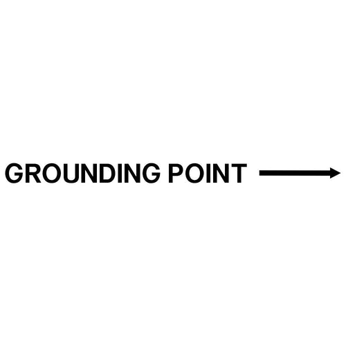 1'' GROUNDING POINT - Online Railcar Decals and Screen Printing™