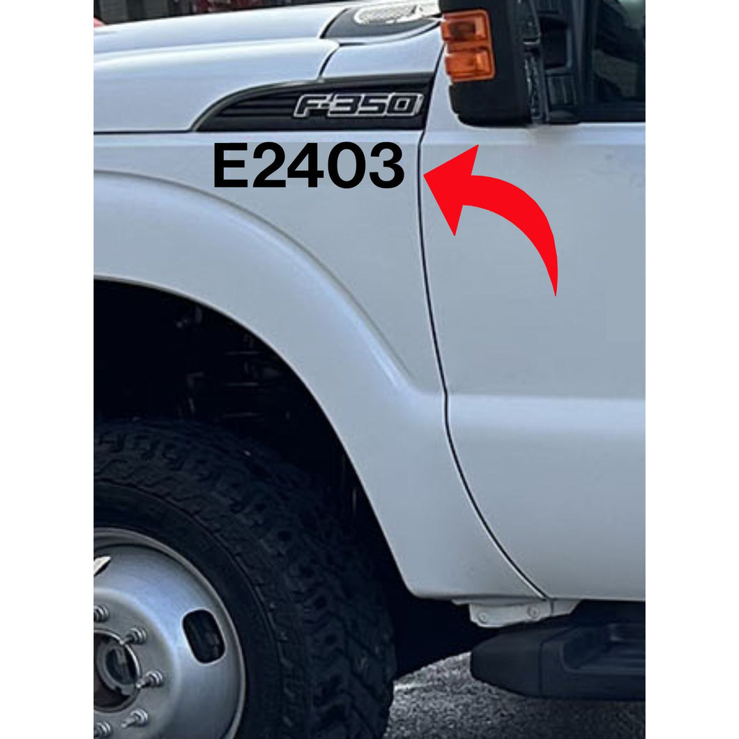 ASSET VEHICLE NUMBER